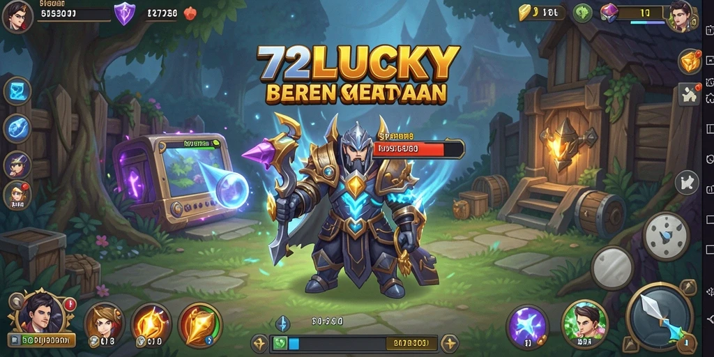 Tampilan gameplay strategi yang menarik dalam 72LUCKY.