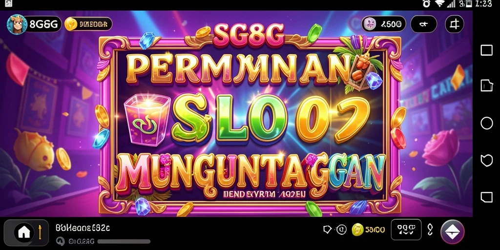 Screenshot utama 8G8G menampilkan tampilan gameplay Slot yang kaya warna.