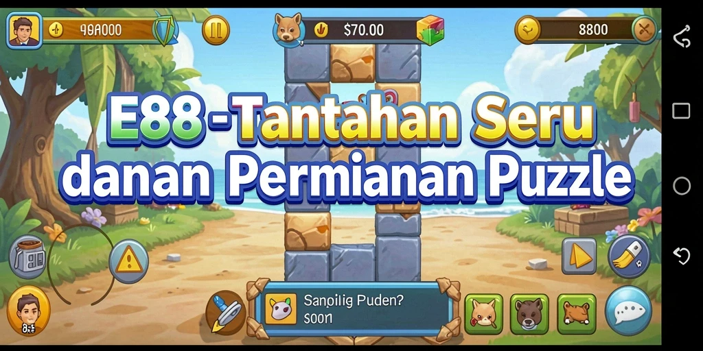 Tampilan gameplay E88 yang menantang dan menarik.