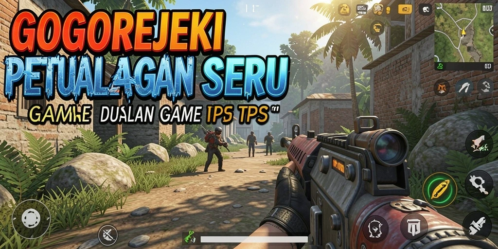 Tampilan gameplay GOGOREJEKI yang penuh aksi dan grafik menawan.