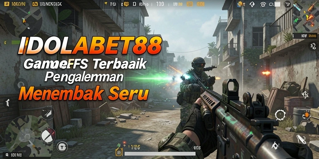 Screenshot gameplay IDOLABET88 dengan aksi tembak-tembakan seru.