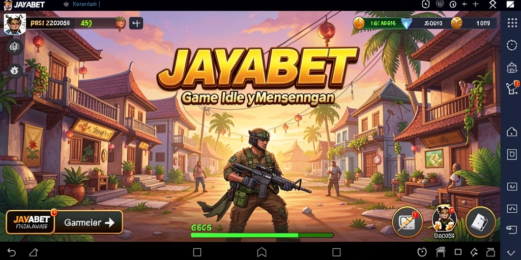 Tampilan gameplay JAYABET yang seru dan penuh warna.