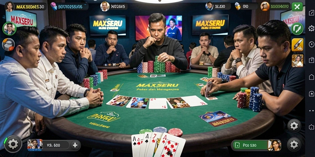 Screenshot gameplay seru di MAXSERU dengan pemain yang beraksi.