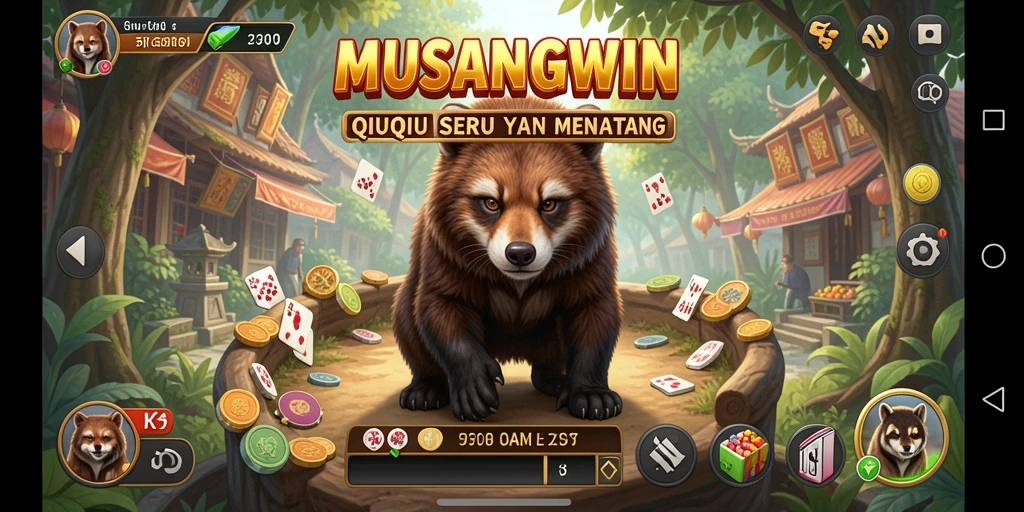 Tampilan gameplay seru dan kompetitif dalam MUSANGWIN.