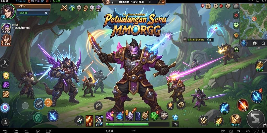Tampilan gameplay menarik dari dunia OKJK yang penuh tantangan.