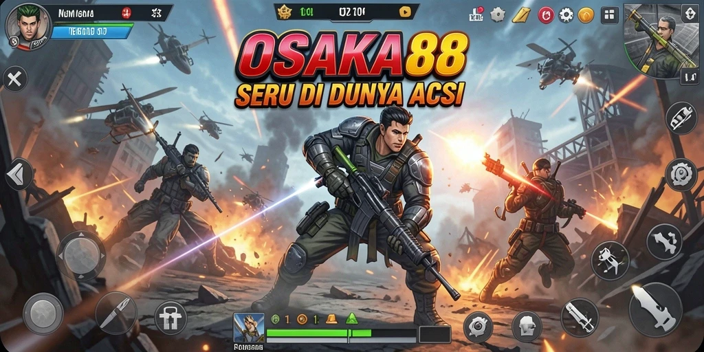 Menampilkan aksi seru dan pertarungan mendebarkan di OSAKA88.