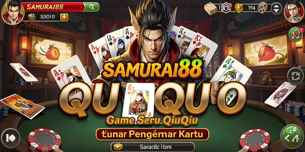 Tampilan gameplay QiuQiu yang menegangkan di SAMURAI88.