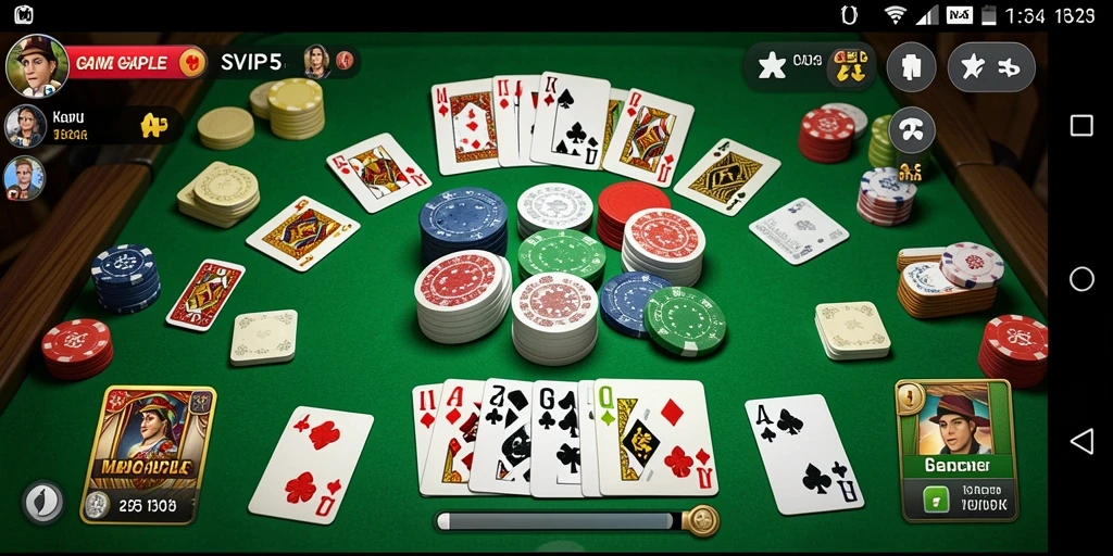 Tampilan gameplay Gaple yang memukau dan interaktif.
