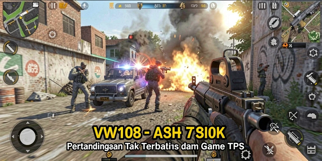 Tampilan dinamis dari gameplay TPS di VW108 yang penuh aksi.